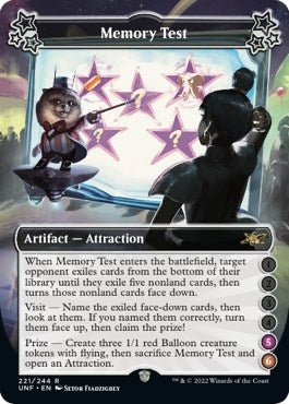 Image for Memory Test (5-6) (221) (Unfinity) - Magic: The Gathering