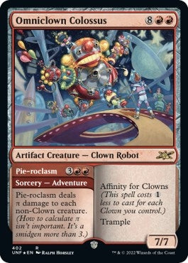 Image for Omniclown Colossus (Galaxy Foil) (402) (Unfinity) - Magic: The Gathering