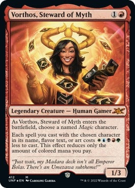 Image for Vorthos, Steward of Myth (Galaxy Foil) (412) (Unfinity) - Magic: The Gathering