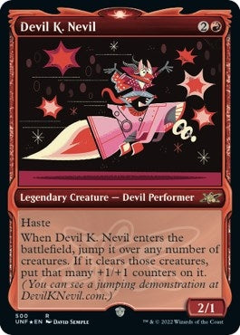 Image for Devil K. Nevil (Showcase) (Galaxy Foil) (500) (Unfinity) - Magic: The Gathering