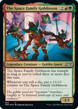 Image for The Space Family Goblinson (Galaxy Foil) (465) (Unfinity) - Magic: The Gathering