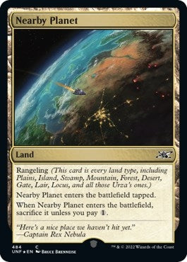 Image for Nearby Planet (Galaxy Foil) (484) (Unfinity) - Magic: The Gathering