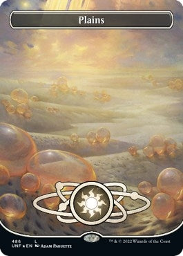Image for Plains (486) (Borderless) (Galaxy Foil) (486) (Unfinity) - Magic: The Gathering