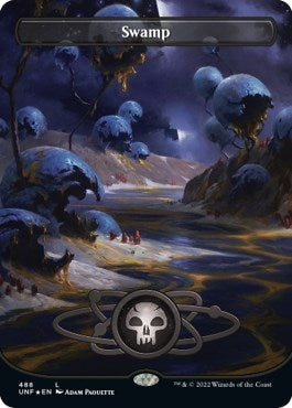 Image for Swamp (488) (Borderless) (Galaxy Foil) (488) (Unfinity) - Magic: The Gathering