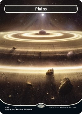 Image for Plains (491) (Borderless) (Galaxy Foil) (491) (Unfinity) - Magic: The Gathering