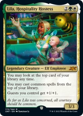 Image for Lila, Hospitality Hostess (Galaxy Foil) (456) (Unfinity) - Magic: The Gathering