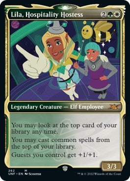 Image for Lila, Hospitality Hostess (Showcase) (262) (Unfinity) - Magic: The Gathering