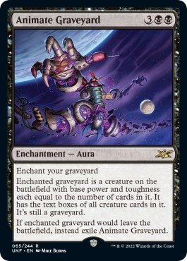 Image for Animate Graveyard (65) (Unfinity) - Magic: The Gathering