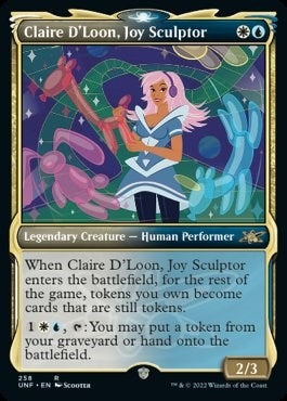 Image for Claire D'Loon, Joy Sculptor (Showcase) (258) (Unfinity) - Magic: The Gathering