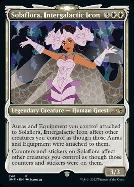 Image for Solaflora, Intergalactic Icon (Showcase) (246) (Unfinity) - Magic: The Gathering