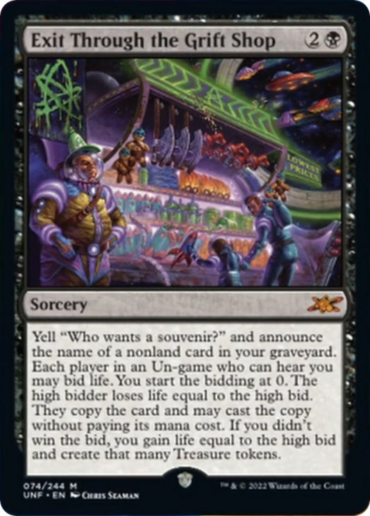 Image for Exit Through the Grift Shop (74) (Unfinity) - Magic: The Gathering