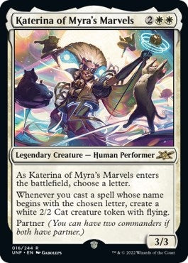 Image for Katerina of Myra's Marvels (16) (Unfinity) - Magic: The Gathering