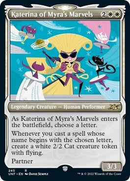 Image for Katerina of Myra's Marvels (Showcase) (Galaxy Foil) (496) (Unfinity) - Magic: The Gathering