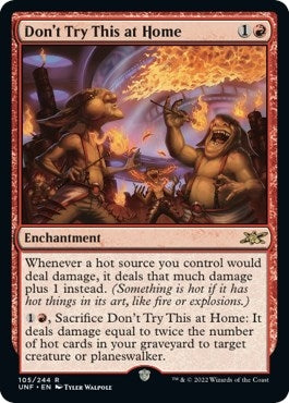 Image for Don't Try This at Home (105) (Unfinity) - Magic: The Gathering