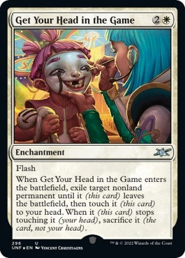 Image for Get Your Head in the Game (Galaxy Foil) (296) (Unfinity) - Magic: The Gathering