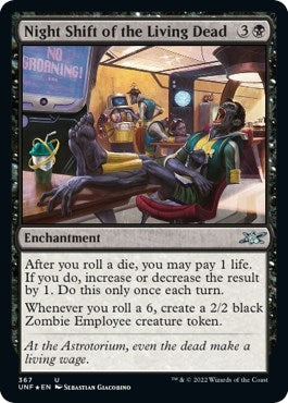 Image for Night Shift of the Living Dead (Galaxy Foil) (367) (Unfinity) - Magic: The Gathering
