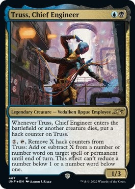 Image for Truss, Chief Engineer (Galaxy Foil) (467) (Unfinity) - Magic: The Gathering
