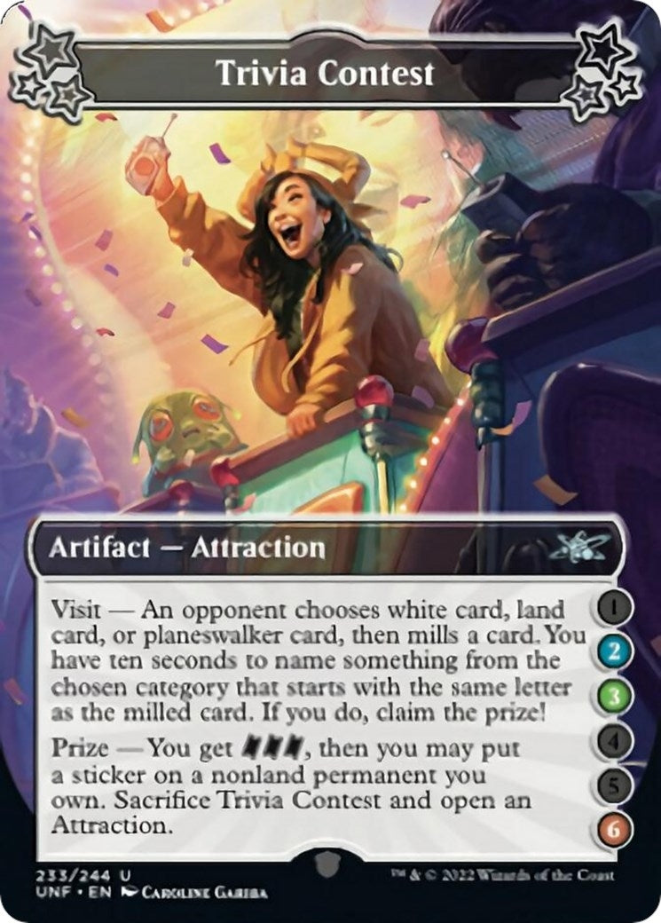 Image for Trivia Contest (2-3-6) (233) (Unfinity) - Magic: The Gathering