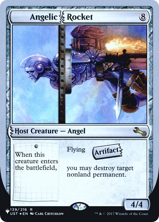 Image for Angelic Rocket (139/216) (The List Reprints) - Magic: The Gathering