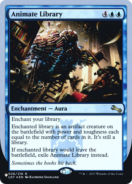 Image for Animate Library (026/216) (The List Reprints) - Magic: The Gathering