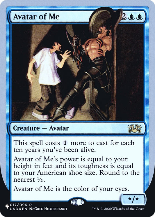 Image for Avatar of Me (017/096) (The List Reprints) - Magic: The Gathering