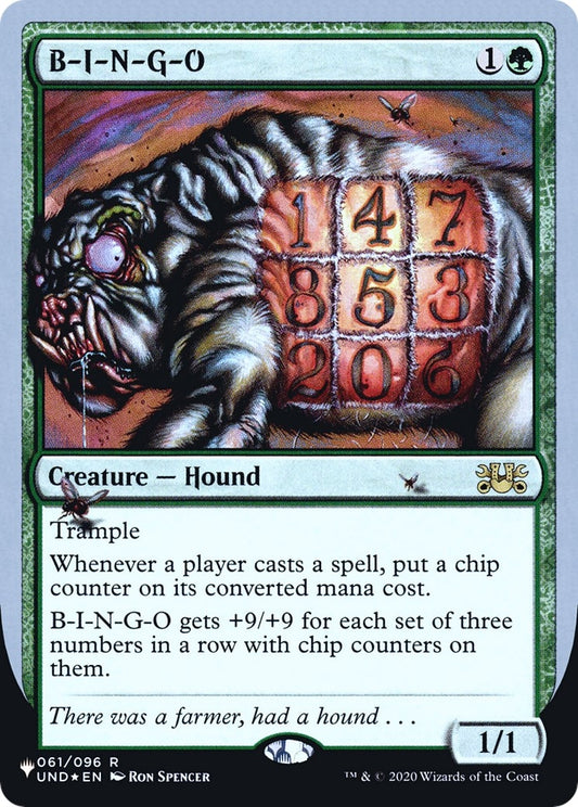 Image for B-I-N-G-O (061/096) (The List Reprints) - Magic: The Gathering