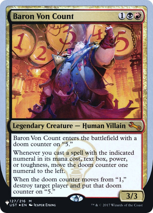Image for Baron Von Count (127/216) (The List Reprints) - Magic: The Gathering