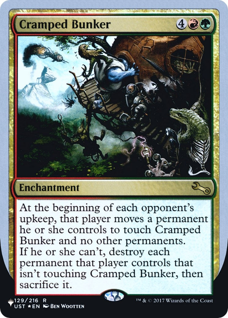 Image for Cramped Bunker (129/216) (The List Reprints) - Magic: The Gathering