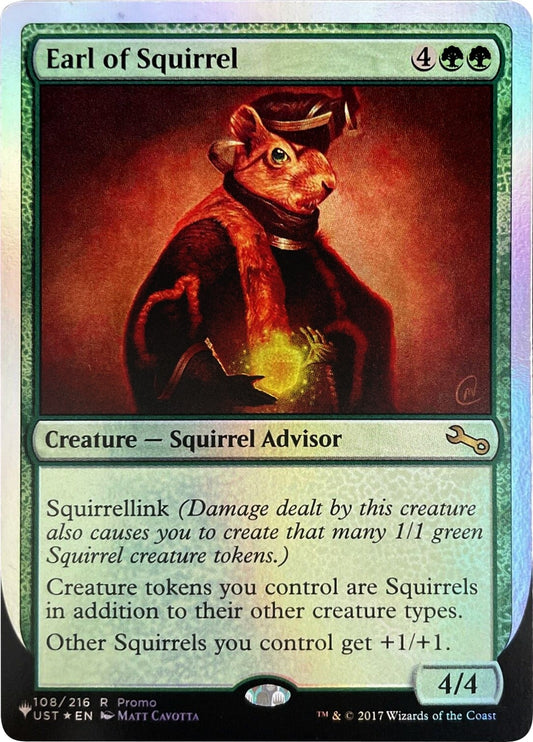 Image for Earl of Squirrel (108/216) (The List Reprints) - Magic: The Gathering