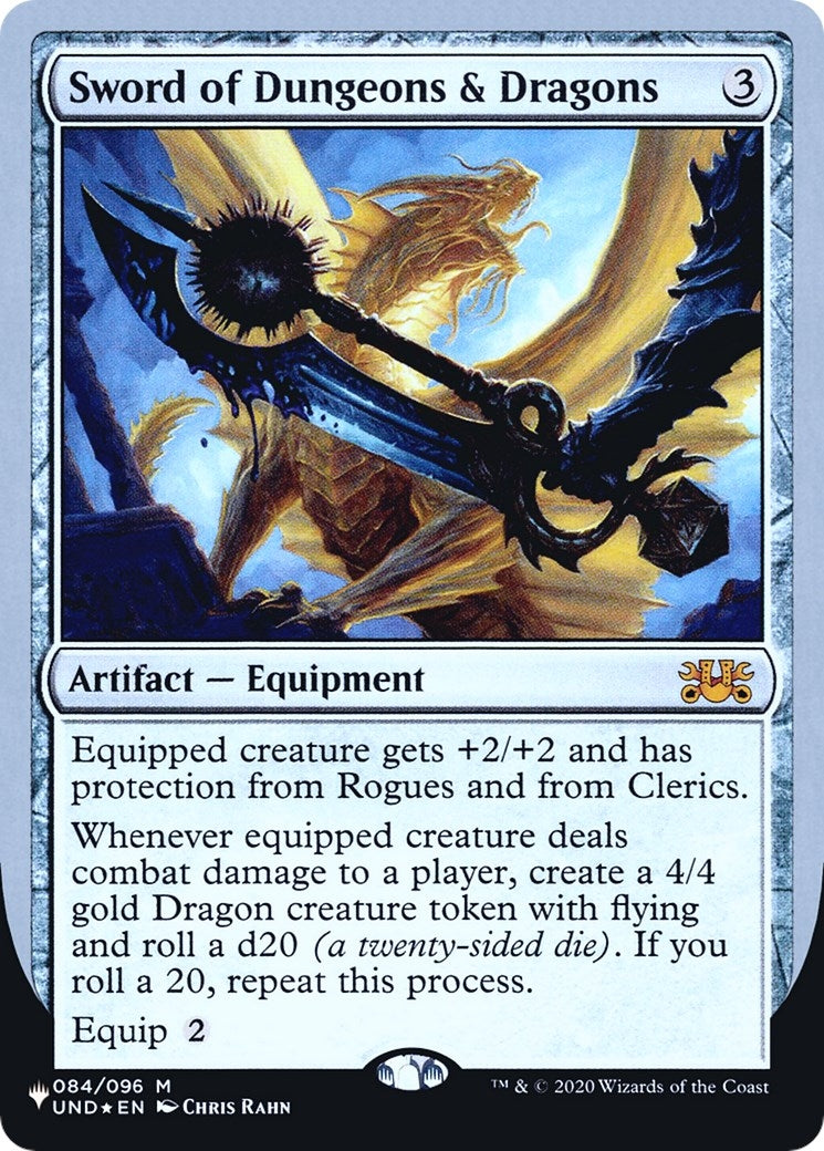 Image for Sword of Dungeons & Dragons (084/096) (The List Reprints) - Magic: The Gathering