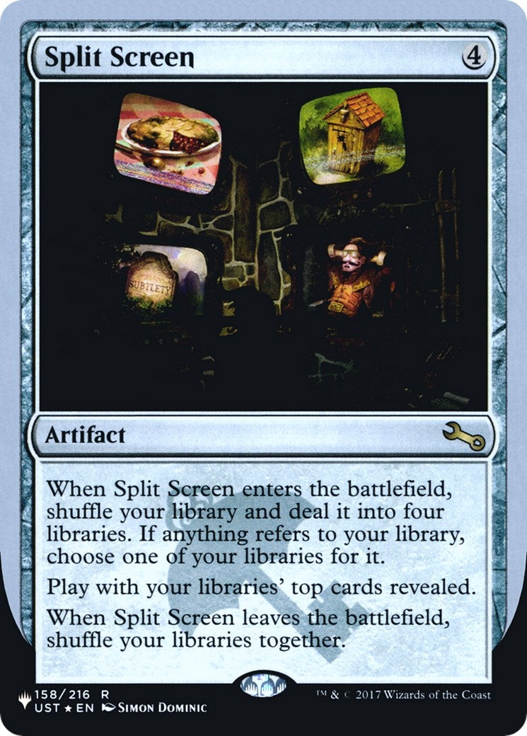 Image for Split Screen (158/216) (The List Reprints) - Magic: The Gathering
