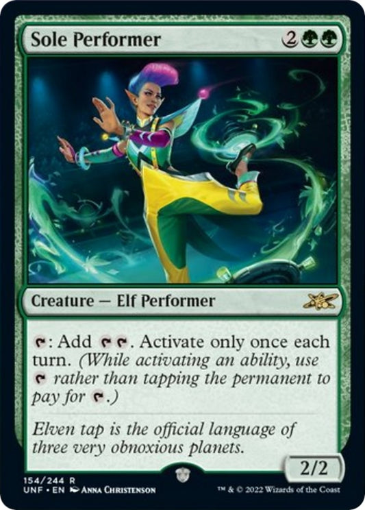 Image for Sole Performer (154) (Unfinity) - Magic: The Gathering