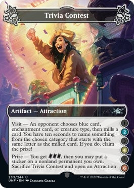 Image for Trivia Contest (2-4-6) (233) (Unfinity) - Magic: The Gathering