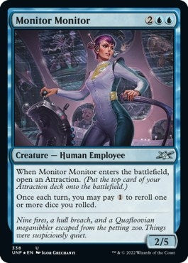 Image for Monitor Monitor (Galaxy Foil) (338) (Unfinity) - Magic: The Gathering