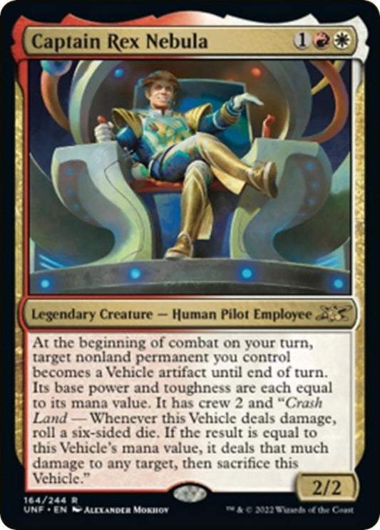 Image for Captain Rex Nebula (164) (Unfinity) - Magic: The Gathering
