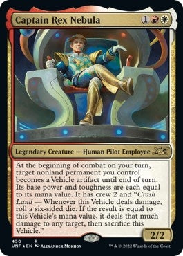 Image for Captain Rex Nebula (Galaxy Foil) (450) (Unfinity) - Magic: The Gathering