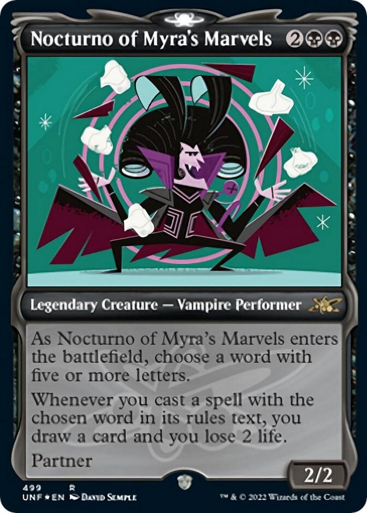 Image for Nocturno of Myra's Marvels (Showcase) (Galaxy Foil) (499) (Unfinity) - Magic: The Gathering