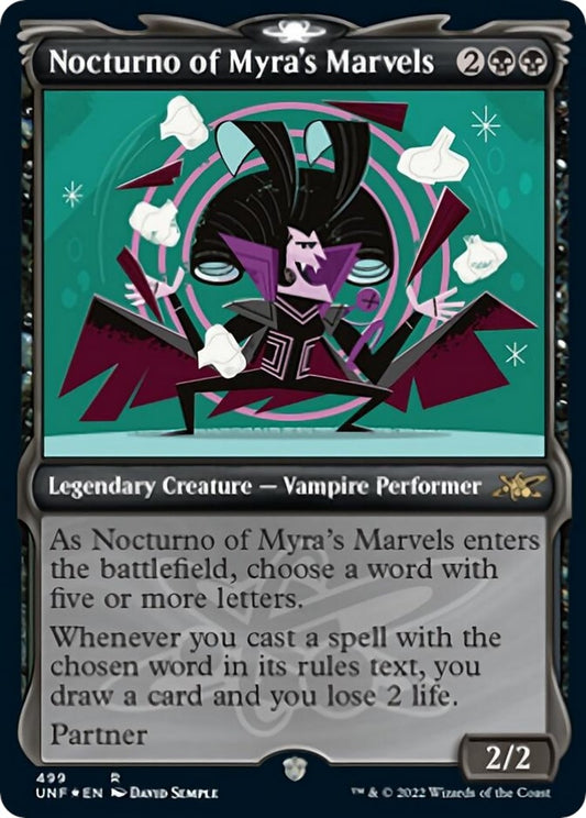 Image for Nocturno of Myra's Marvels (Showcase) (Galaxy Foil) (499) (Unfinity) - Magic: The Gathering