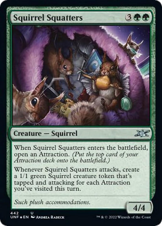 Image for Squirrel Squatters (156) (Unfinity) - Magic: The Gathering