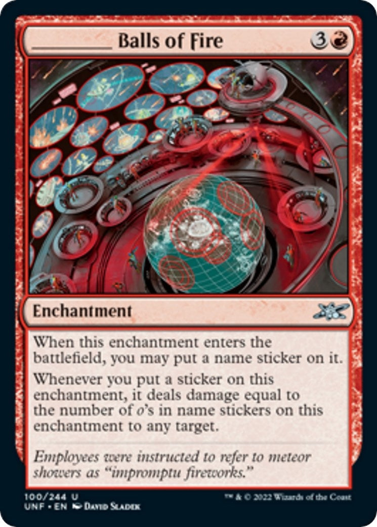 Image for _____ Balls of Fire (100) (Unfinity) - Magic: The Gathering
