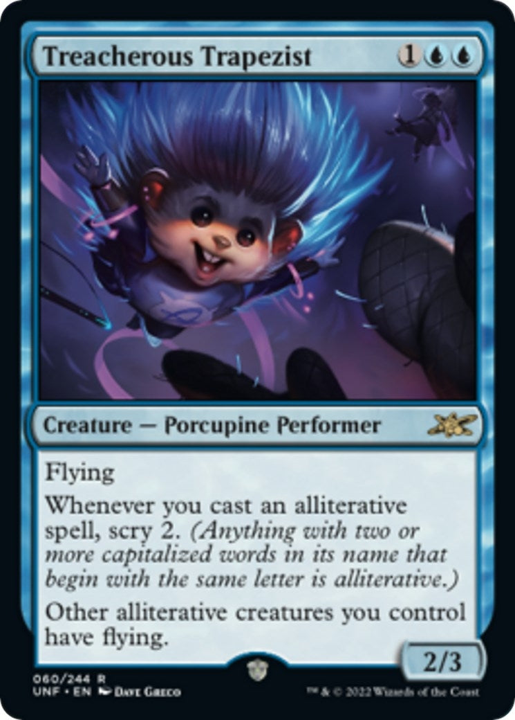 Image for Treacherous Trapezist (60) (Unfinity) - Magic: The Gathering