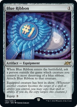 Image for Blue Ribbon (184) (Unfinity) - Magic: The Gathering