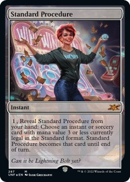 Image for Standard Procedure (Galaxy Foil) (287) (Unfinity) - Magic: The Gathering