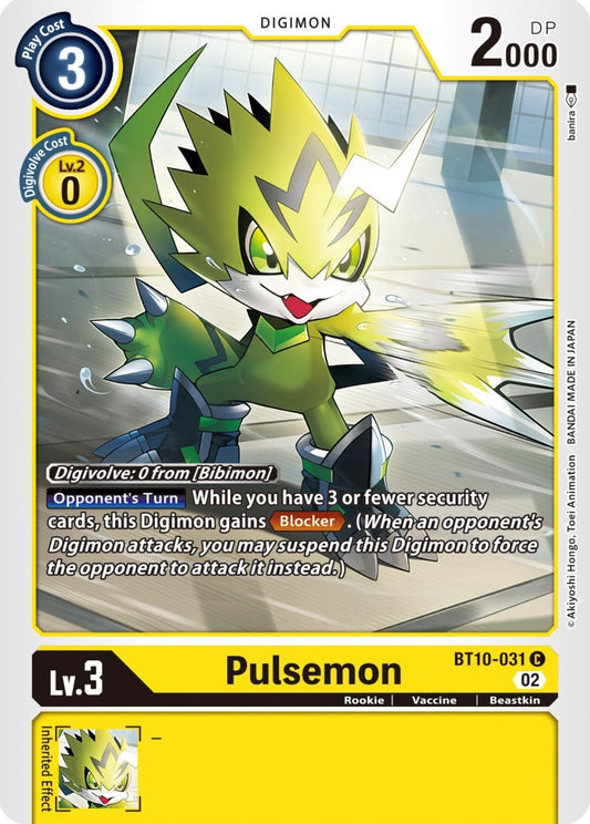 Image for Pulsemon (BT10-031 C) (Xros Encounter) - Digimon Card Game