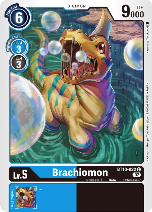 Image for Brachiomon (BT10-022 C) (Xros Encounter) - Digimon Card Game