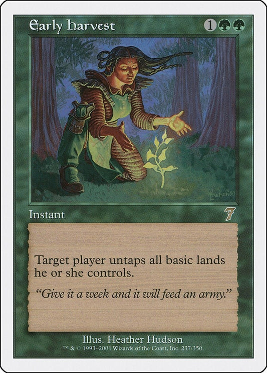 Image for Early Harvest (237) (7th Edition) - Magic: The Gathering