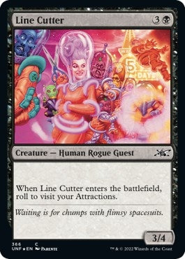 Image for Line Cutter (Galaxy Foil) (366) (Unfinity) - Magic: The Gathering