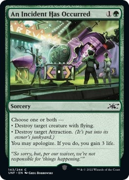 Image for An Incident Has Occurred (143) (Unfinity) - Magic: The Gathering