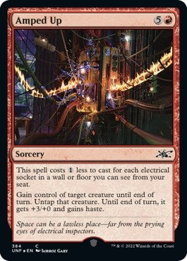 Image for Amped Up (Galaxy Foil) (384) (Unfinity) - Magic: The Gathering