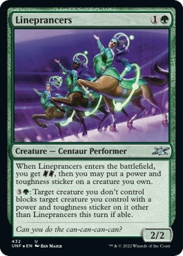 Image for Lineprancers (Galaxy Foil) (432) (Unfinity) - Magic: The Gathering